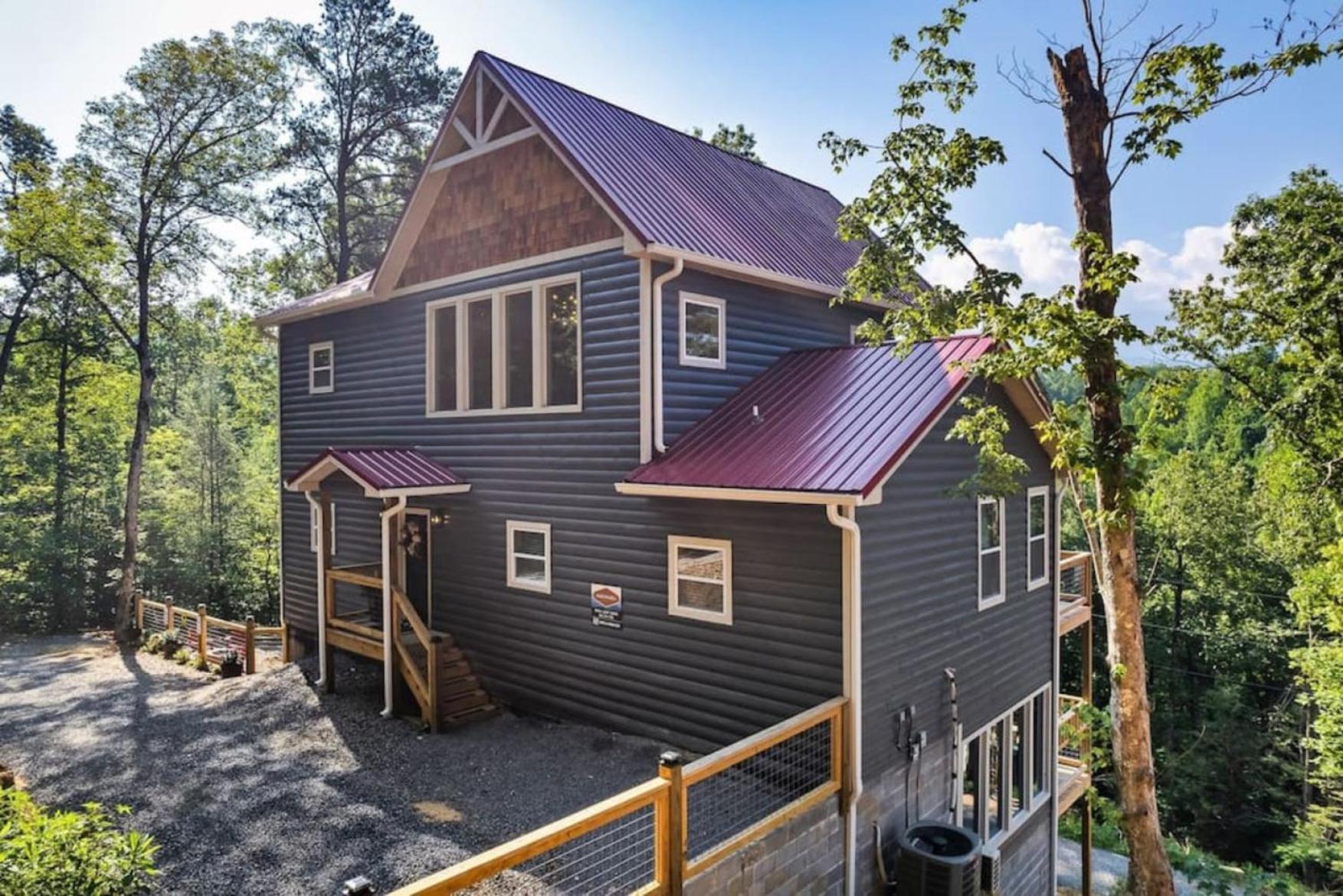 Tranquil Mountain Getaway By Ghosal Luxury Lodging Gatlinburg Exterior photo